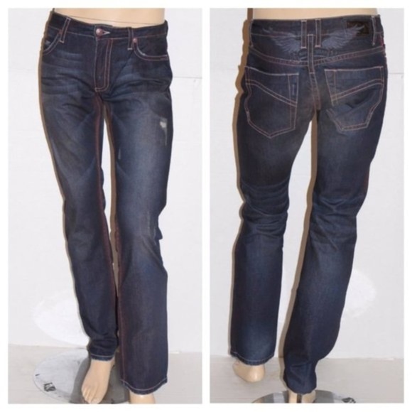 New ROBIN'S JEAN Marlon Slim Straight Jeans SZ 40 - Picture 1 of 8